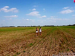 Inked Sluts With Hot Asses On Public Ffm Sex On The Field Outdoor