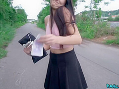 Cutie In Clothes Fucks Outdoors - Ft. Perky Tits & Money