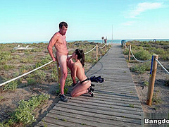 Natasha La Piedra & Paco Roca in Natasha Gone Wild in Public - Publicbang