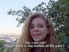 Petite Gymnast Chick Bounces On Jordis Dick