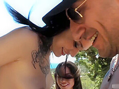 And Are Having A Girls Fun Day At The With Abbie Cat, Erika Bellucci And Nikita Bellucci