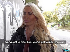 Public Outdoor Oral With Custom Built Blondie