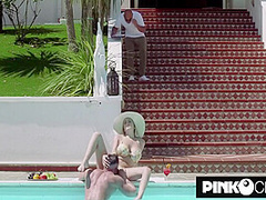 Busty Assfucked In A Poolside Threesome - Marica Chanel And Marica Chanelle