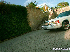 Aleska Diamond and Sabrina Sweet, Anal Threesome in the Limousine