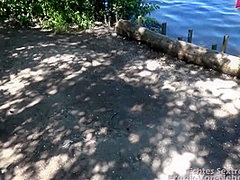 Outdoor Sex On Public Sea With Redhead Bitch No Condom