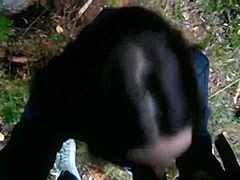 Risky Outdoor Blowjob. We Were Walking In The Park. I Saw A Field. I Decided To Suck A Dick