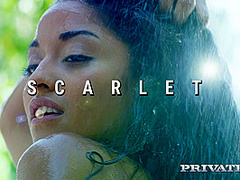 Scarlett and Anya Krey, Horny Teens Enjoy Interracial Threesome