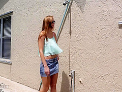 Stacy Martin In Stacys Outdoor Shower