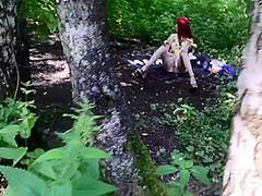 Pov Redhead Fucked In The Wood Public Sex Pov 8 Min