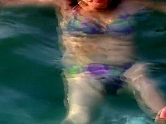 First Part-my Wife On The Beach She Masturbates In Front Of Teen Cum On Tits And Hairy P