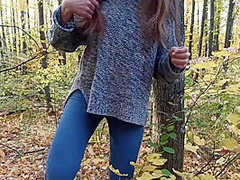 Russian Lovemaking With Steamy Girl Lost In The Wood
