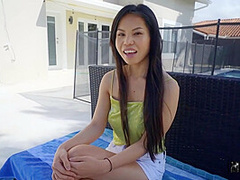 Vietnamese Beauty Facialed By The Man With The Wang