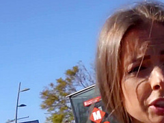 Jordi Smears Jizz All Over Cash Strapped Babe