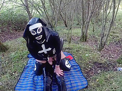 Latex Rubber Couple Outdoors In The Woods The Nun And The Sergeant Part 1
