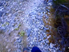 Hiker Hottie Aubree Facialed All Over Pov
