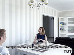 Boy Xxx Tutor Using Whipped Cream And His Erect Penis