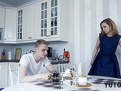 Boy Xxx Tutor Using Whipped Cream And His Erect Penis