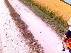 He Falls Off His Bike To Look At With Lady Muffin