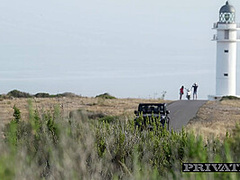 Cute Teens Take on a Big Black Cock