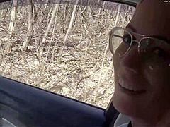 Sharon White In Anal Fucked And Creampied In The Forest