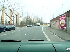 Josy Black - German Riding Dick In The Back Of A Van