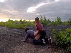 The Guy Sucked Her Dick To The Deap Throat And Got His Cum