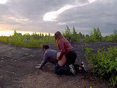 The Guy Sucked Her Dick To The Deap Throat And Got His Cum