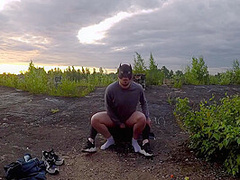 The Guy Sucked Her Dick To The Deap Throat And Got His Cum