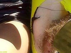 Milf ass destroyed in public