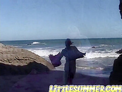 Little Summer show her Teen Pussy and Tits