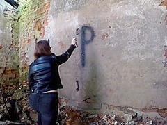 Painted Graffiti And Then Fucked Her Boyfriend (hard Sex)