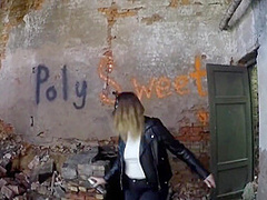 Painted Graffiti And Then Fucked Her Boyfriend (hard Sex)