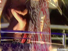 A Sexy Brunette Milf Having Arousement By Dancing