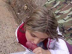 Gina Gerson - Hot Russian Teen Energizing Outdoor Sex