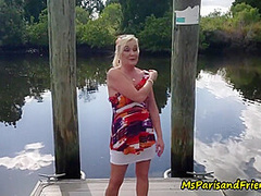 Flashing Ass Tits And Pussy In Public Gets Her Fucked