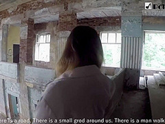 Russian Couple Fucked In An Abandoned Concert Hall