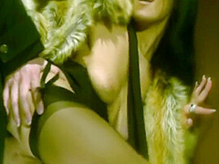 Slut In Fur Coat Fucked Outside
