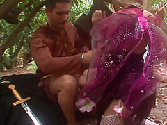 Blonde Fairy Fools Around With Her Friends In The Forest