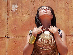 Katherinne Sofia is Dripping in Gold - PlayboyPlus