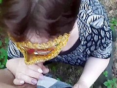 First Outdoorof Russian Bbw Cutie