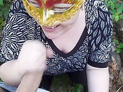 First Outdoorof Russian Bbw Cutie