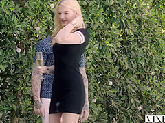 Two Stunningly Beautiful Blondes In Share A Cock