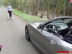 Car Sales Went Wrong At Date With Hot Blonde In Public Parc Pov
