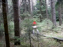 Brunette Milfs Fists Her Shaved Pussy Indoors And Outdoors