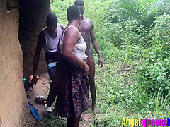 Some Where In Africa, Married House Wife Caught By The Husband Having Sex With Stranger In Her Husband Local Hurt At Day Time,watch The Punishment He Give To Them (softkind Fucksy)( Bangking Empire)( Patricia 9ja) 11 Min