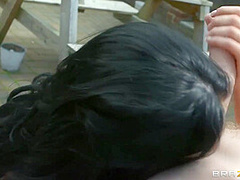 Salacious Raven Deeply Fucked On The Table With Danny D And Jasmine Jae