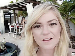 Pool Party With Sexy Girls Turns Into Orgasmic Orgy