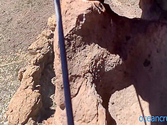 Rock Climbing Outdoor Adventure Shaky Multiple Orgasms & Creampie - Ocean Crush 21 Min