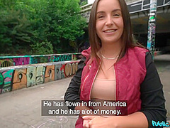 Cash & Money For Slutty Brunette Truth Or Dare Master