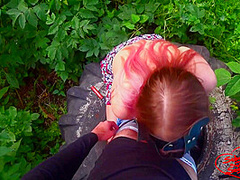 Pussy Sucks Dick Beautifully In Nature - Sogirlandsoboy